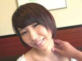 ショートカットの19歳女子大生がFカップを揺らして緊張の初ハメ撮り