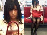 芸能人級に可愛い黒ストッキング美女をひたすら撮影（其の二）