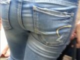 【極上尻】港区女子のラグジュアリーなスキニージーンズ尻５