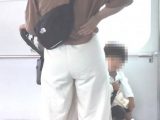 安産型デカ尻若ママさんの尻ウォッチング