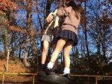 【動画】放課後のチラ見え☆おふざけ動画