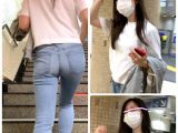【超美人！エロスキニーデニム】むっちりエロい小尻で美尻のスレンダー美女！きついオマンコで男のチンポを搾り取る！【460】