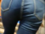 【尻百景】性欲掻き立てる健康的エロムチジーンズの女3