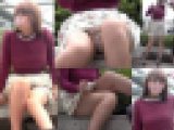 《4K動画》可愛いお顔とモロ見えなパンツをじっくり盗撮極上対面ぱんちらSP