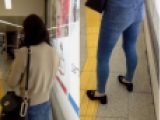 タイトなジーンズにデカ尻をねじ込むお姉さん4態 PART8