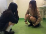 【動画】校内制服しゃがみシーン