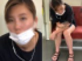 カメラを向けた瞬間にガードをする警戒心が強い女子大生（前編）