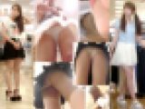 《店員盗撮2人分》食い込みぷり尻Pと美乳おっぱい&スジ沿いシームラインが卑猥な透けPチラ店員盗撮SP37