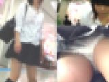可愛い制服少女パンチラ盗撮動画