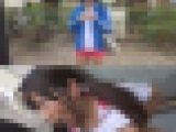 【屋外ベランダでフェラ♥】【露出フェラ】ＳＮＳでGET素人スポーツ美少女♥可愛いスポーツ娘のがんばりフェ