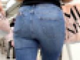 ロン爺の４Ｋピタパン女491　むちむちデニム尻ギャル編