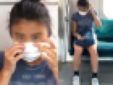 日焼け肌がエロい健康的な生脚お姉さん（前編）