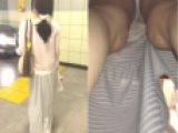 【スマホ直凸逆さ撮り】出勤前OLさんパンティチェック～PART3～