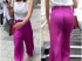 《Purple Pants》 No.1679【Part3・微妙じゃない！！カラーパンツの着衣尻】