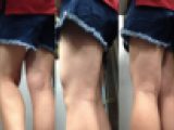 脚フェチ　JDの凄まじい肉感・質感生脚を超至近距離接写