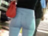 【再販】【FHD高画質】桃尻女子大生　待ち合わせ前の徹底追跡