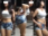 高画質 乳揺れ巨乳美人さんのパンスト短パン