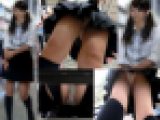 清純制服美少女まさかのM字大開脚で透けPがモロ見え！パンチラ動画SP