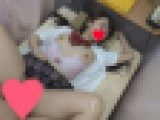 （マッサージ痴漢スイカン）Eカップ黒髪ロングの優等生がオナホケースにされ吐息をもらす