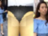 4K bomb_k017 オフショル水色ワンピの美人JDの鮮明重ね　エスカめくり