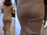 ニットワンピとTバックHIPなエロすぎる発情美女266