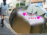 「見ないで下さい！」エロレース下着の制服ミニスカ女子を階段追い撮り盗撮動画