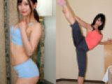 AD_アソコに直穿きスポウェア女子　暴発寸前！発情ボディでエクササイズ!! その2完