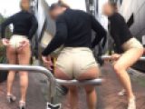【超高画質】むちむちボディーのデカ尻ダンサー！毎夜の男漁りと酒池肉林パーティーでケツ肉膨張＆便秘っ腹ｗｗ