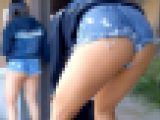 【フルHD】街の強烈なハミ尻４！強烈なデカ尻