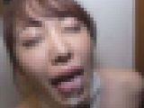 【フェラ×顔射】巨乳バニーちゃんにトイレでこっそりフェラしてもらった‼