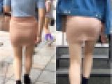 《◆最終値下げ◆》　【刺激的！ズリ上がりを元に戻す姿が目に焼きつくエロいファッションのGAL】