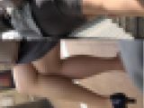 【再販】パンスト脚組み接写～階段歩行