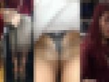 4K bomb_k063 ワインレッド美人お姉さんのクイコミ重ね直穿き　エスカめくり