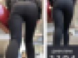 【1104】無邪気にヨガパン穿いて街頭無差別大量殺チン！ピチピチヨガパンツ女子
