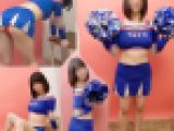 素人パンチラ in 自宅で個人撮影会 vol.113 チアリーダーコスチューム☆素人JDりこちゃん「ちょ…触りすぎ♡