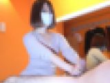 【オナクラ隠し撮り】ふんわり美女ののか可愛いささやき手コキで射精