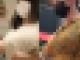 【通スピ＆スロー】張りのありそうな巨乳！真夏の着衣巨乳ヤング様２人！