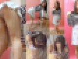 素人パンチラ in 自宅で個人撮影会 vol.116 エチエチフロントジッパーコス☆素人Gcup JDななちゃん「嘘！？パンツ小