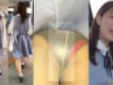 【12/22まで販売】4K bomb_k085 乃〇坂系超絶美人JDのサテンピンクPがガッツリはみ出し　エスカめくり＆声掛け