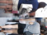 【街行く女性】　生脚の女子大生