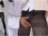 黒パンスト痴漢フェチ　スカートを履き替えてマンコを触るf286