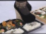 コンビニ弁当大量フードクラッシュ　f214