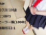 ゆか　スクカラM赤　三つ折り　セーラー服(100枚)動画付22-1