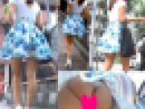 ❦～キャバ嬢風ミニドレスを着飾ったスタイル抜群お姉さんの大胆過激なTバックを盗撮！！～❦