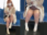 むっちりJDがあまりにも無防備に薄紫パンティを丸見せ