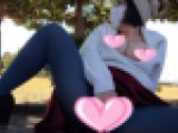 ❤愛華の自撮りオナニー❤昼間の公園で露出オナニー中気持ち良すぎて潮吹きする変態人妻