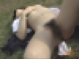 切り裂き!!いねむり女子校生を野外で全裸1-4