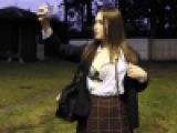 【千●県・私立校】真面目なせいと会長なのに学校帰りに自撮り露出している美しょうじょに凸してみた【個撮】