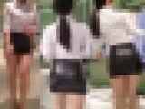 【フルHD】肉尻タイトのパンストＯＬ美人