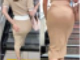 《Part1・美クビレ…いや、豊満な尻肉がエロいモデル達》 No.2216【高級な食べ物食べて、出来上がった肉々しい尻肉】